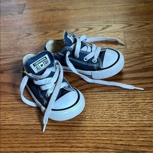 Toddler Converse Blue and White Sneakers